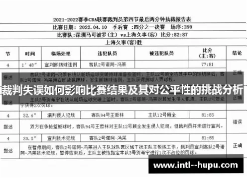 裁判报告如何影响比赛结果？
